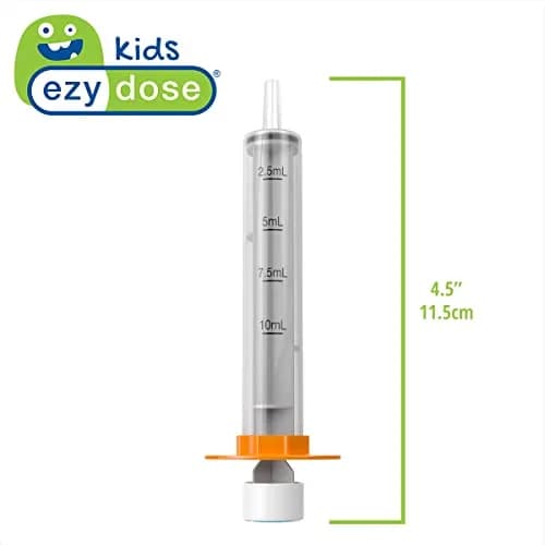 EZY DOSE Kids Baby Oral Syringe & Dispenser 10 mL (0.34 Fl Oz) | Color Coded BPA Free Medicine Feeder thumbnail 3