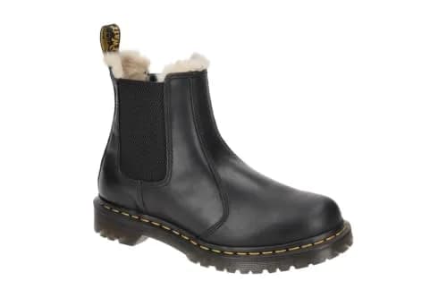 Dr. Martens 2976 Leonore Fashion Boot, Black Burnished Wyoming, Size 6 | Classic Casual Winter Style thumbnail 3