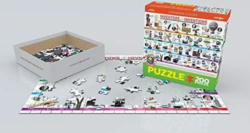 EuroGraphics Great Inventions Jigsaw Puzzle 200-Piece | Educational STEM Learning Puzzle thumbnail 3