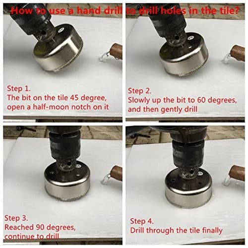 JINGLING 165mm Diamond Hole Saw Tile Drill Bit 6.5" | Glass, Stone, Marble thumbnail 11
