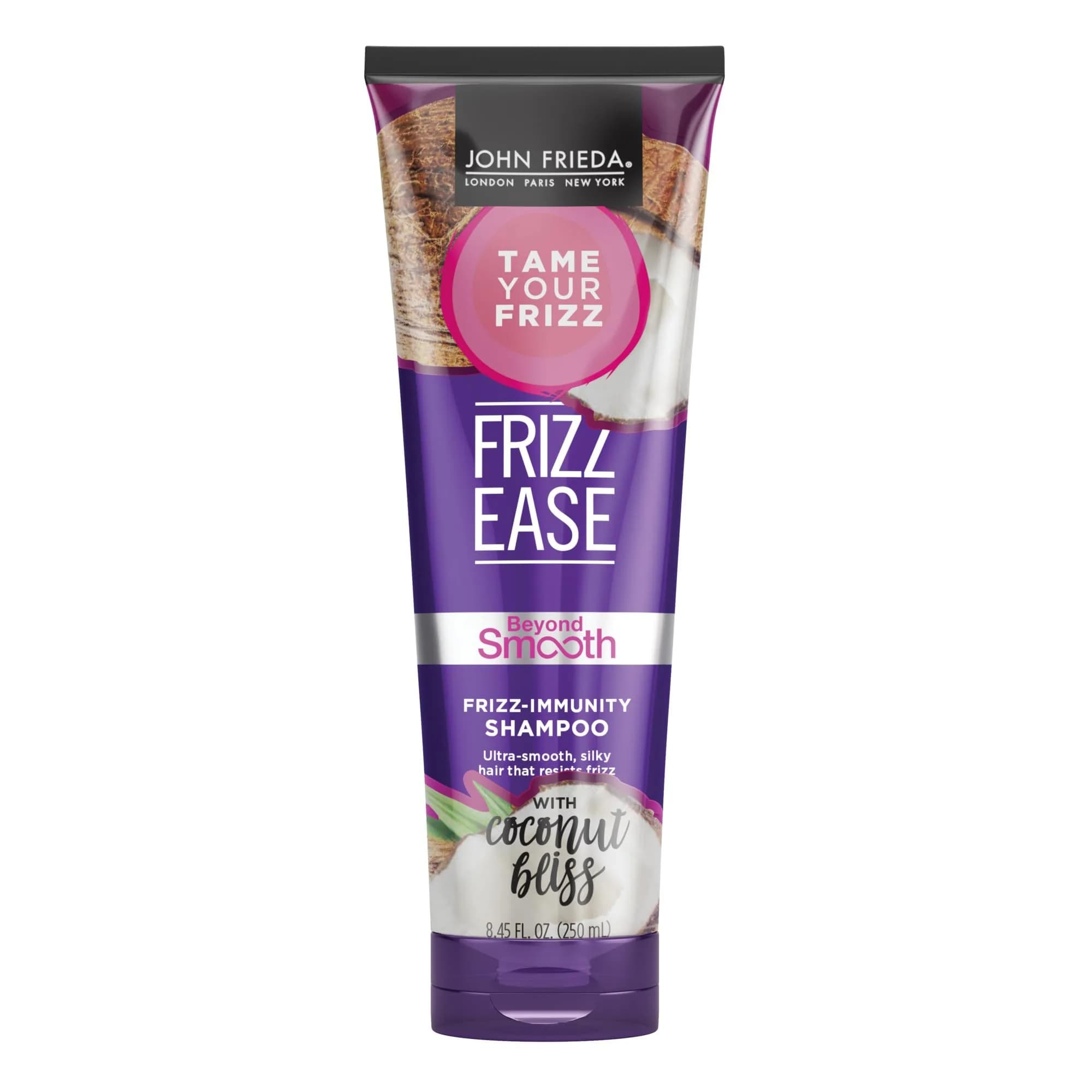 John Frieda Frizz Ease Beyond Smooth Frizz-Immunity Shampoo 8.45 Oz | Anti-Humidity & Frizz-Resistant — Shampoo