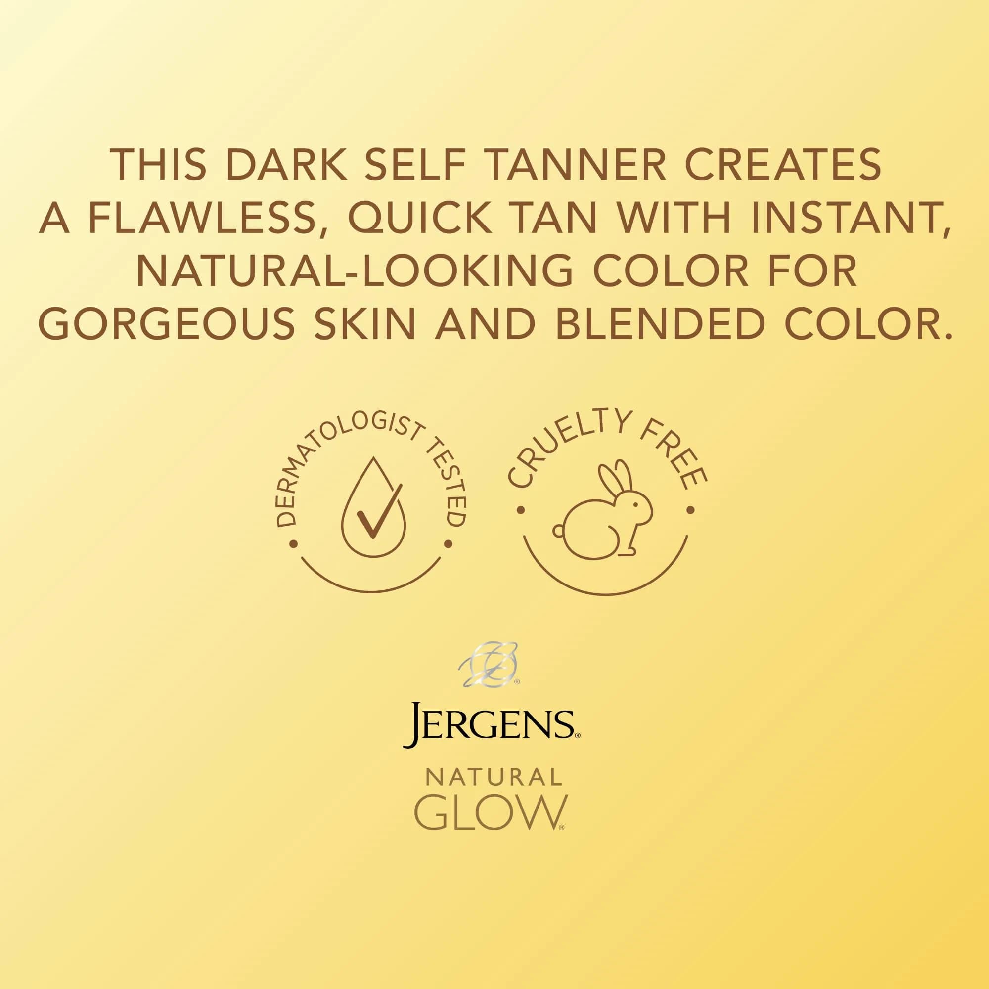 Jergens Natural Glow Deep Bronze Self Tanning Mousse 177ml (6 fl oz) | Instant Tan for Body - view 4