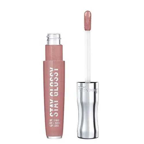 Rimmel Stay Glossy Lip Gloss Blushing Belgraves 5.3ml (0.18 Fl Oz) | 6-Hour Shine Extend Technology thumbnail 1