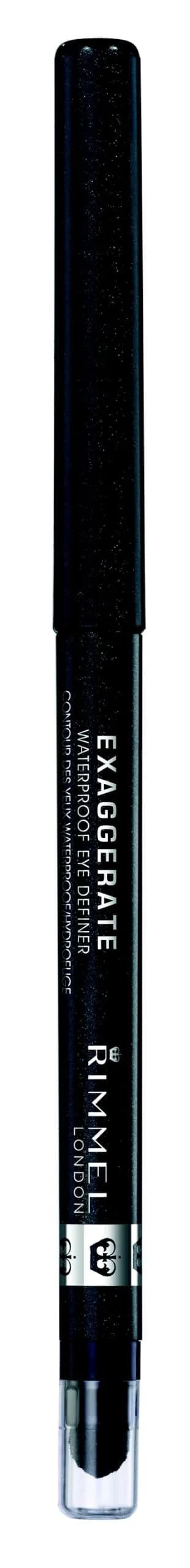 Rimmel London Exaggerate Waterproof Eye Definer Eyeliner Pencil, Earl Grey, 0.01oz (0.28g) | Smudge-Proof, Long-Wearing - main product image