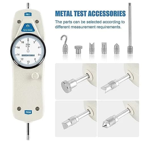 BAOSHISHAN DL Push Pull Force Gauge 9.07 kg (20 lb) | Accurate Force Measurement for Industry & Labs thumbnail 4