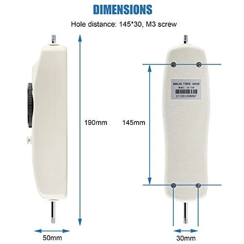 BAOSHISHAN DL Push Pull Force Gauge 9.07 kg (20 lb) | Accurate Force Measurement for Industry & Labs thumbnail 6