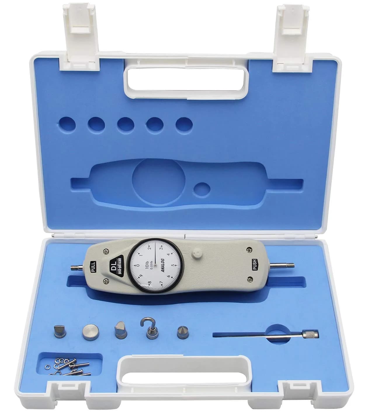 BAOSHISHAN DL-10 10lb Force Gauge | 4.45 kg (10 lb) Push Pull Tester with Calibration Certificate - main product image
