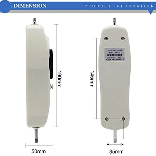 BAOSHISHAN DL-10 10lb Force Gauge | 4.45 kg (10 lb) Push Pull Tester with Calibration Certificate thumbnail 5