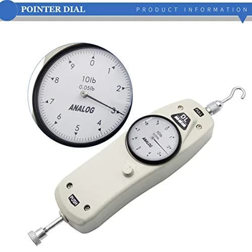 BAOSHISHAN DL-10 10lb Force Gauge | 4.45 kg (10 lb) Push Pull Tester with Calibration Certificate thumbnail 3