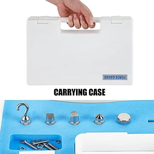 BAOSHISHAN DL 5lb Push Pull Force Gauge Meter with Calibration Certificate & Carrying Case | 0.025lb Resolution thumbnail 6
