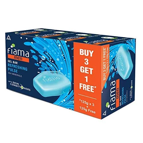 Fiama Men Refreshing Pulse Gel Bar 125g | Skin Moisturising & Invigorating Fragrance thumbnail 2