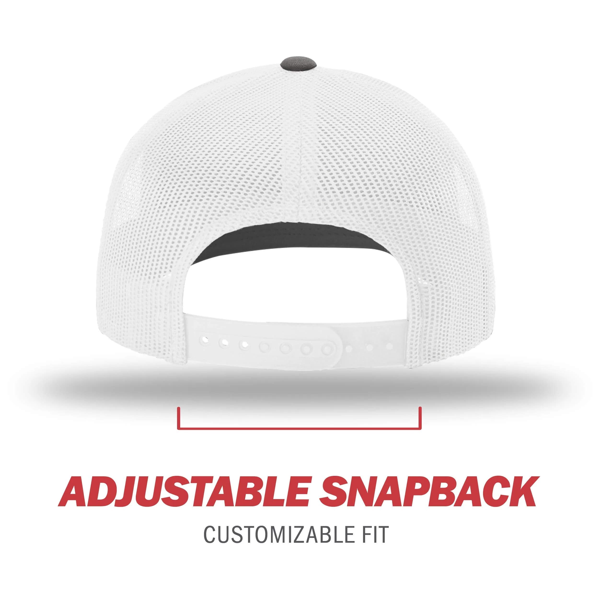 Richardson 112 Split Charcoal/White Trucker Baseball Cap - One Size - view 4
