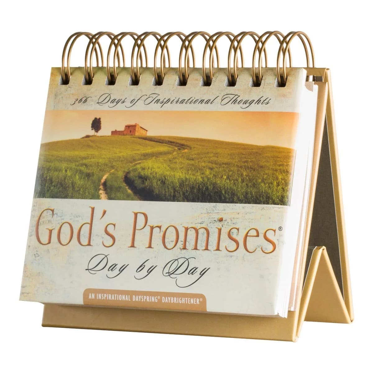 DaySpring God's Promises Day by Day Perpetual Calendar | 13.6cm x 13.9cm (5.3"W x 5.5"H) - main product image