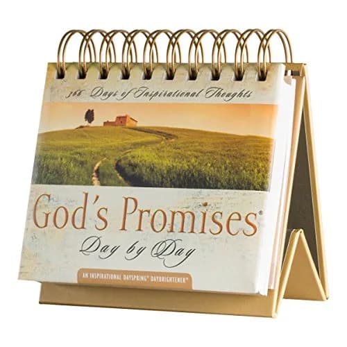 DaySpring God's Promises Day by Day Perpetual Calendar | 13.6cm x 13.9cm (5.3"W x 5.5"H) thumbnail 1