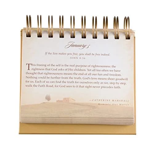 DaySpring God's Promises Day by Day Perpetual Calendar | 13.6cm x 13.9cm (5.3"W x 5.5"H) thumbnail 3