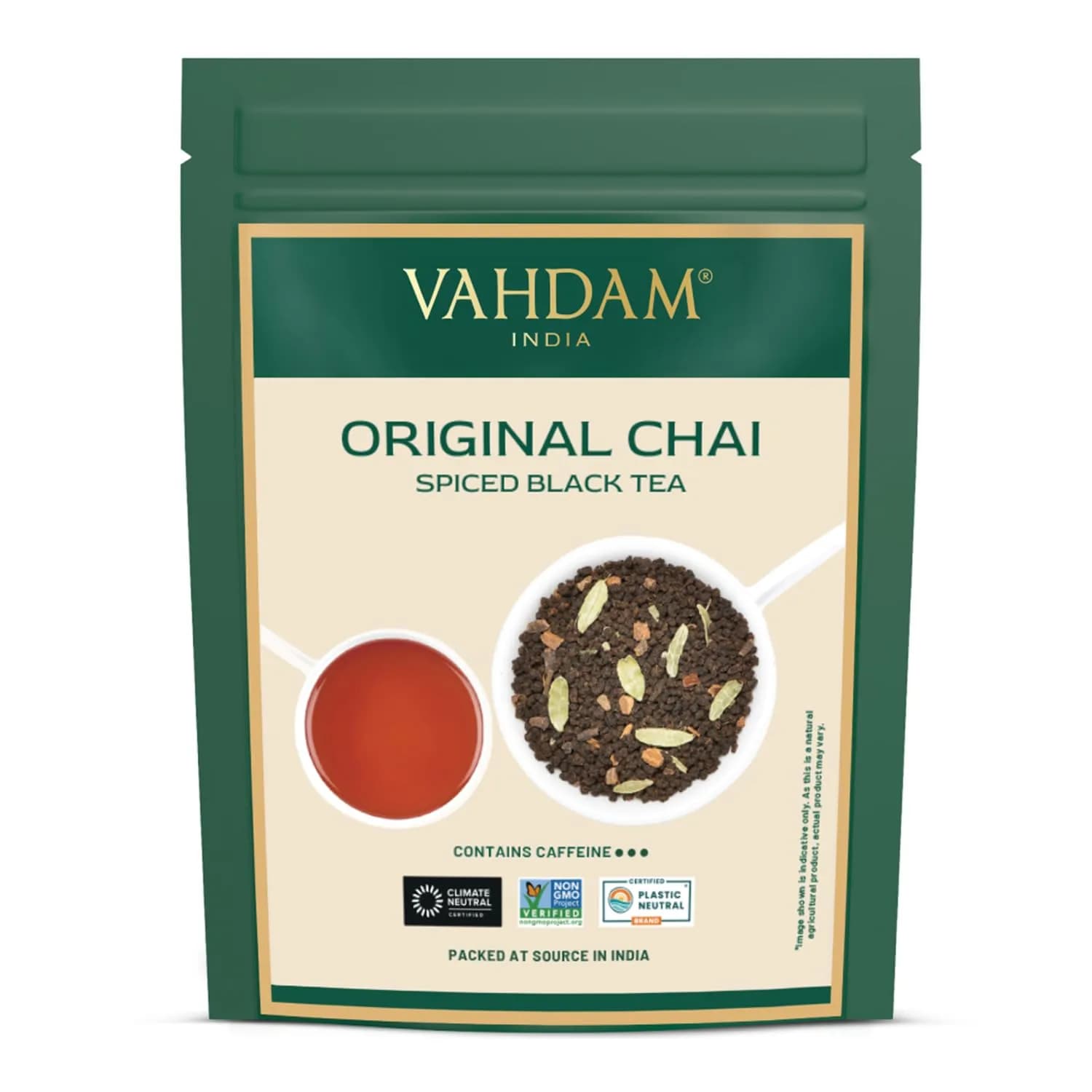 VAHDAM Masala Chai Loose Leaf 3.5oz | Traditional Indian Spiced Tea with Aromatic Spices
