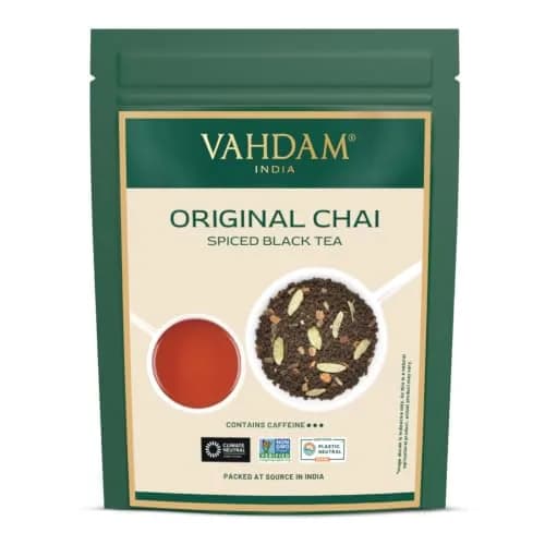 VAHDAM Masala Chai Loose Leaf 3.5oz | Traditional Indian Spiced Tea with Aromatic Spices thumbnail 1