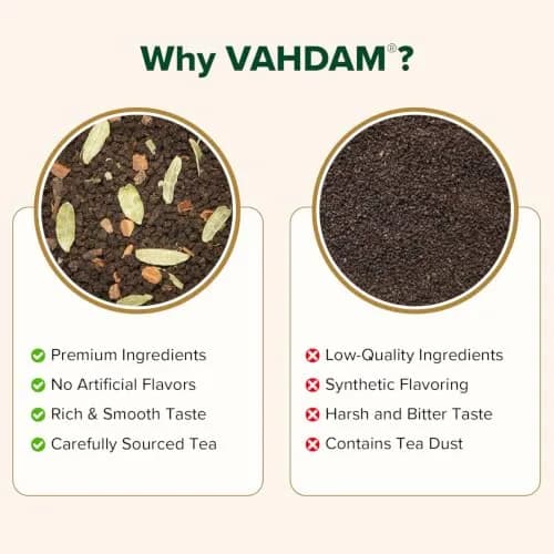 VAHDAM Masala Chai Loose Leaf 3.5oz | Traditional Indian Spiced Tea with Aromatic Spices thumbnail 6