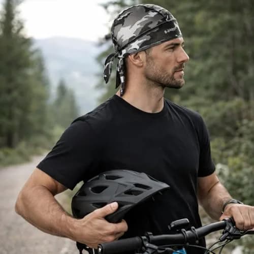 Halo Headband Protex Camo Grey Bandana | 0.07 lb (32 g) thumbnail 5