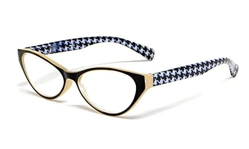 Calabria Emily Women's Reading Glasses – Vintage Cat Eye Frames +2.00 Magnification | Stylish & Durable thumbnail 1