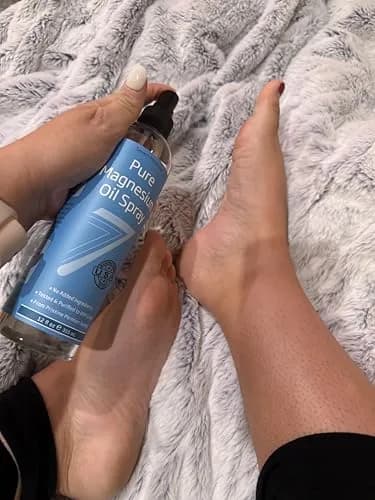 Seven Minerals Magnesium Oil Spray for Sleep, Leg Cramps & Feet | Transdermal Magnesium Relief, 12 oz thumbnail 8