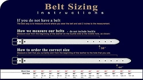 Belts.com Men's Suede Belt 34 | Genuine Leather Casual Dress Accessory thumbnail 7