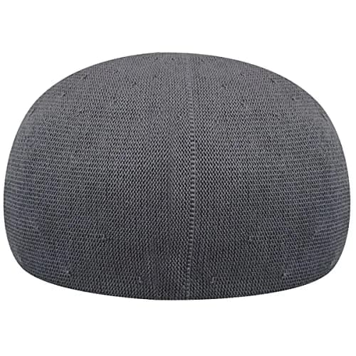 Kangol 507 Bamboo Hat Large Charcoal | Modern Summer Flat Cap with Fitted Comfort thumbnail 4