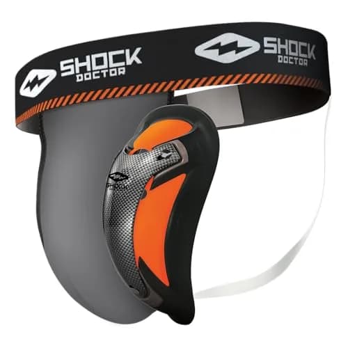 Shock Doctor Jock Strap Support & Comfort for Men Boys | Breathable Mesh, Micro-Knit Waistband, Shock Carbon Cup thumbnail 1