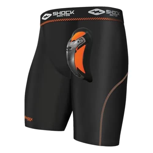 Shock Doctor Ultra Pro Compression Shorts Supporter with Ultra Cup Protector, Moisture-Wicking Fabric, Adult-XL thumbnail 1