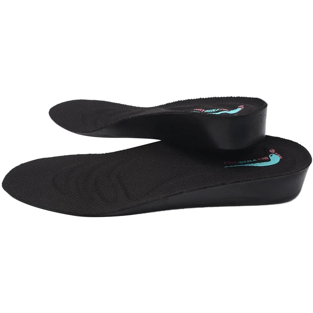 FOOTINSOLE.COM Height Increase Insole 1.4" | Discreet Shoe Lift for Men & Women (Large, Black)