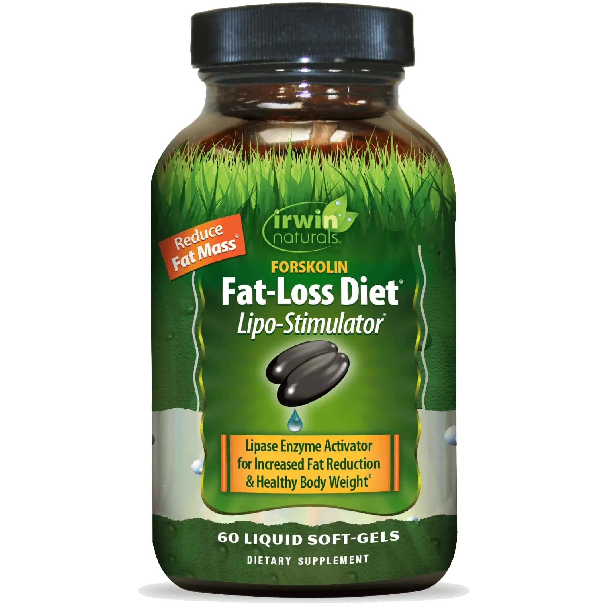 Irwin Naturals Forskolin Fat-Loss Diet Supplement 60 Softgels | Supports Metabolism & Body Composition — No Color
