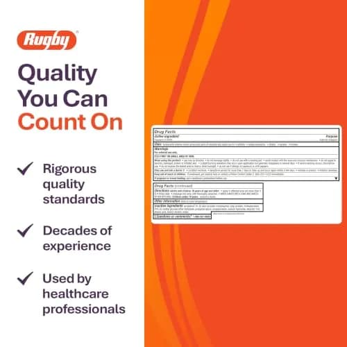 Rugby Capsaicin Cream 0.025% | Pain Relief for Muscles & Joints, 2.1 oz (60 g) (6-Pack) thumbnail 8