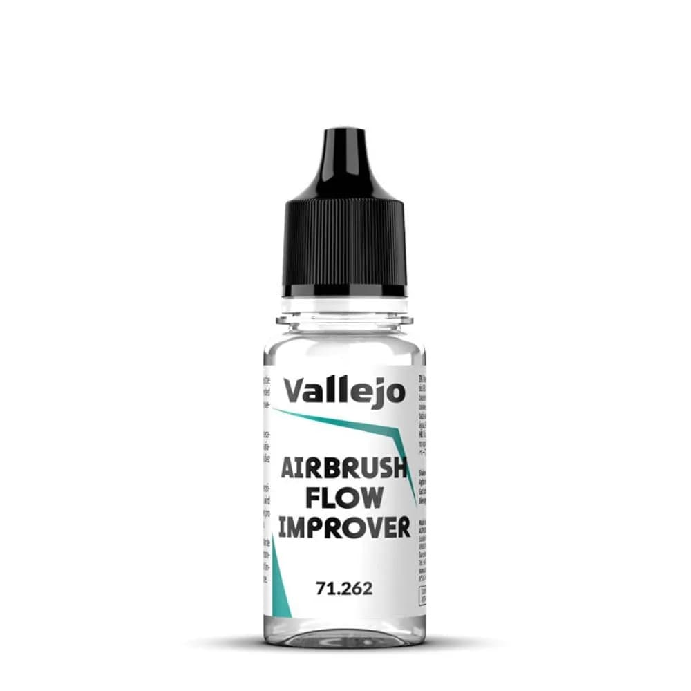 Vallejo Airbrush Flow Improver for Acrylic Paints 18ml (0.60 fl.oz.) | Improves Paint Flow & Prevents Drying - main product image