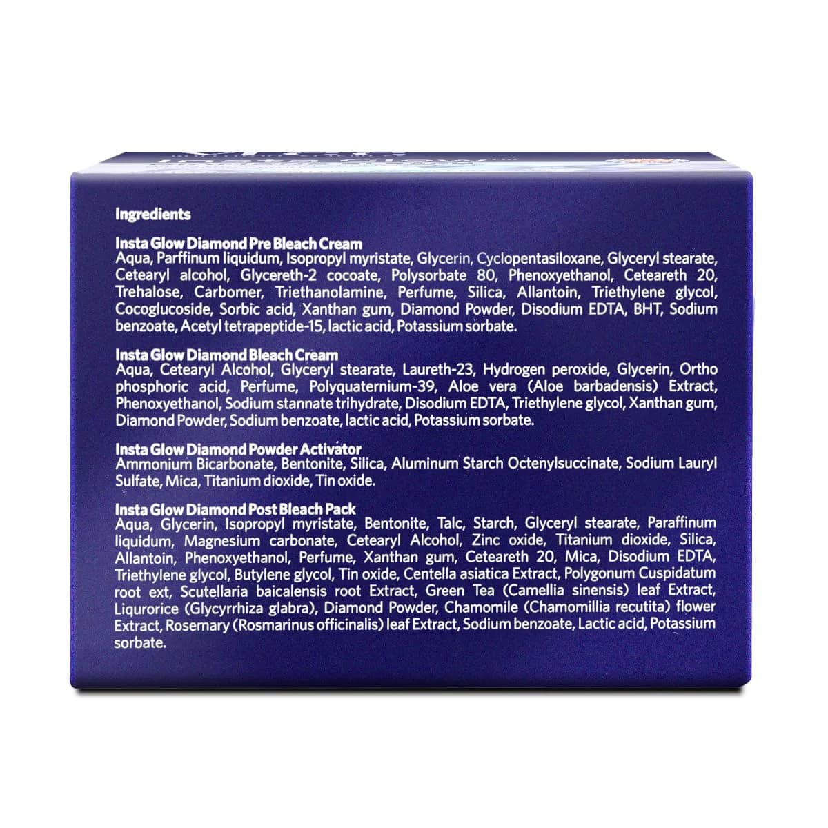 VLCC Insta Glow Diamond Bleach Cream 60gm (2.11 Oz) | Brightens & Detoxifies Skin - view 8