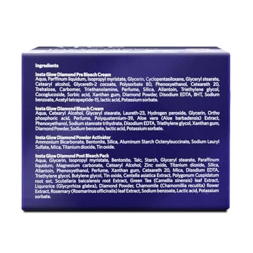 VLCC Insta Glow Diamond Bleach Cream 60gm (2.11 Oz) | Brightens & Detoxifies Skin thumbnail 8