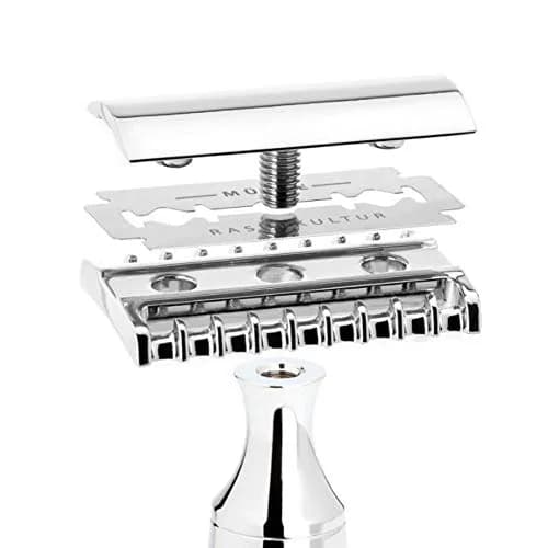 MÜHLE Stainless Steel Safety Razor Blades | 200 Count (Pack of 1) | Close Shave, Eco-Friendly thumbnail 5