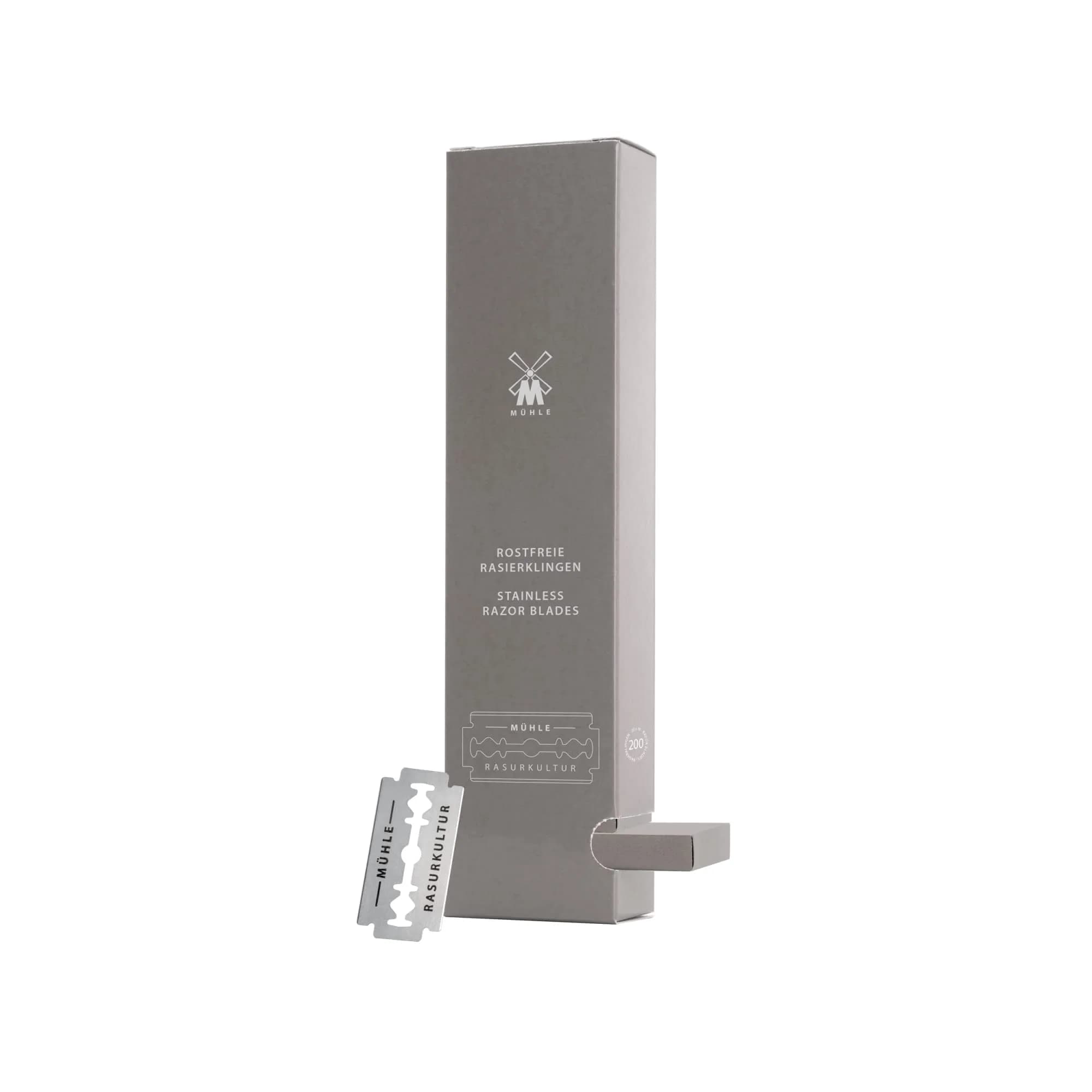 MÜHLE Stainless Steel Safety Razor Blades | 200 Count (Pack of 1) | Close Shave, Eco-Friendly - view 2