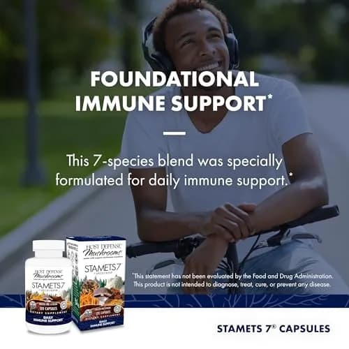 Host Defense Stamets 7 Immune Support Capsules 120 Count | 7-Species Mushroom Blend for Daily Immune Support thumbnail 5