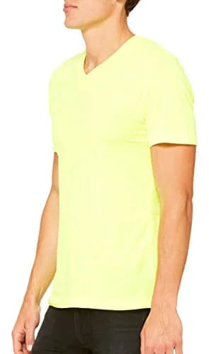 Bella + Canvas Unisex Jersey Short-Sleeve V-Neck T-Shirt Vintage Black 3XL | Slim, Pre-shrunk, Comfortable Fit thumbnail 2
