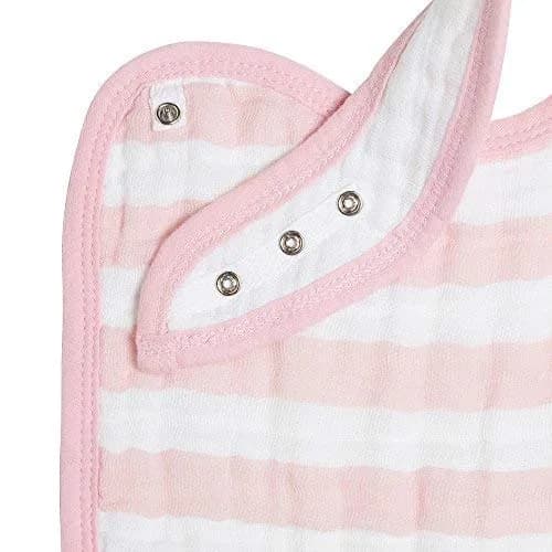 aden + anais Snap Bibs 3 Pack, Rock Star, 23cm x 32.5cm (9" x 13") | 3-Layer Cotton Muslin thumbnail 5