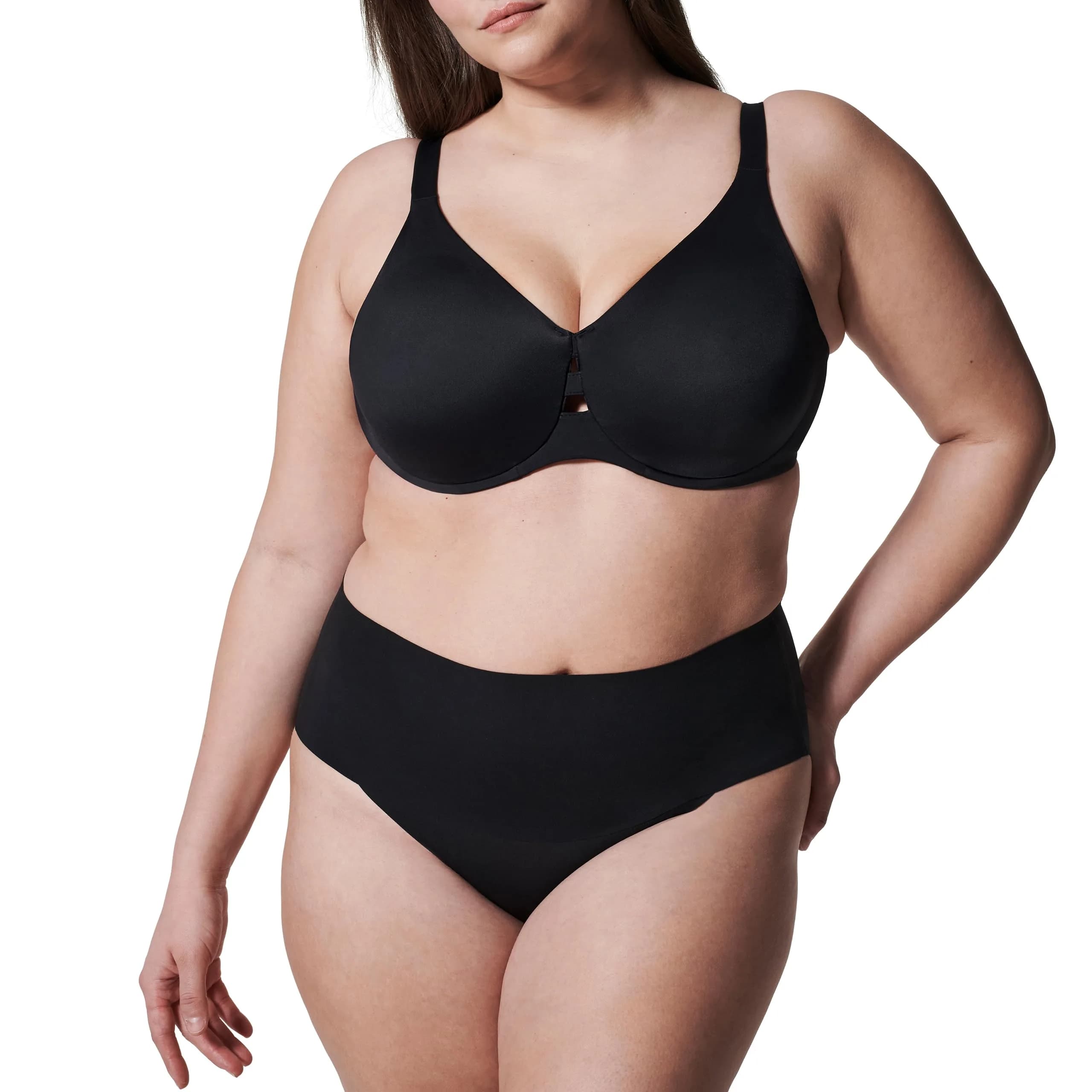 SPANX Supersmooth Undie-tectable Briefs, Very Black, M | Comfortable Support & Flattering Fit