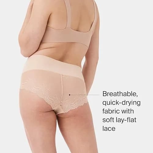 SPANX Supersmooth Undie-tectable Lace Hipster Medium | Level 2 Lightweight Support for Women thumbnail 4