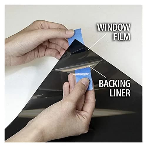 Buydecorativefilm Window Film Daytime Privacy & Sun Control 24in x 50ft | Very Dark Black for Privacy & Heat Rejection thumbnail 6