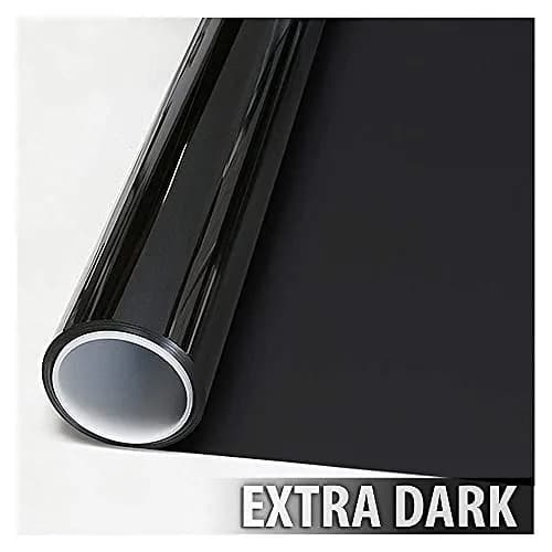 Buydecorativefilm Window Film Daytime Privacy & Sun Control 24in x 50ft | Very Dark Black for Privacy & Heat Rejection thumbnail 8