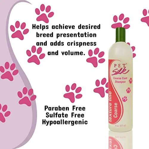 Pet Silk Coarse Coat Shampoo 16 Oz | Texturizing & Coarse Coat Care for Dogs thumbnail 5