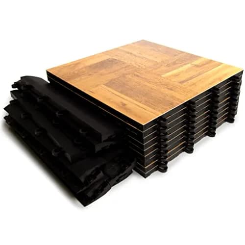 Big Floors SnapLock Portable Dance Floor Kit, 3'x3' | Expandable, Waterproof, Made in USA thumbnail 3