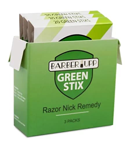 BARBERUPP Styptic Stick 3 Pack | Stops Razor Nicks Instantly, Sanitary & Travel-Friendly thumbnail 1