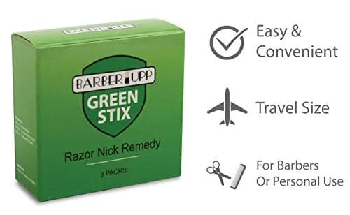 BARBERUPP Styptic Stick 3 Pack | Stops Razor Nicks Instantly, Sanitary & Travel-Friendly thumbnail 7