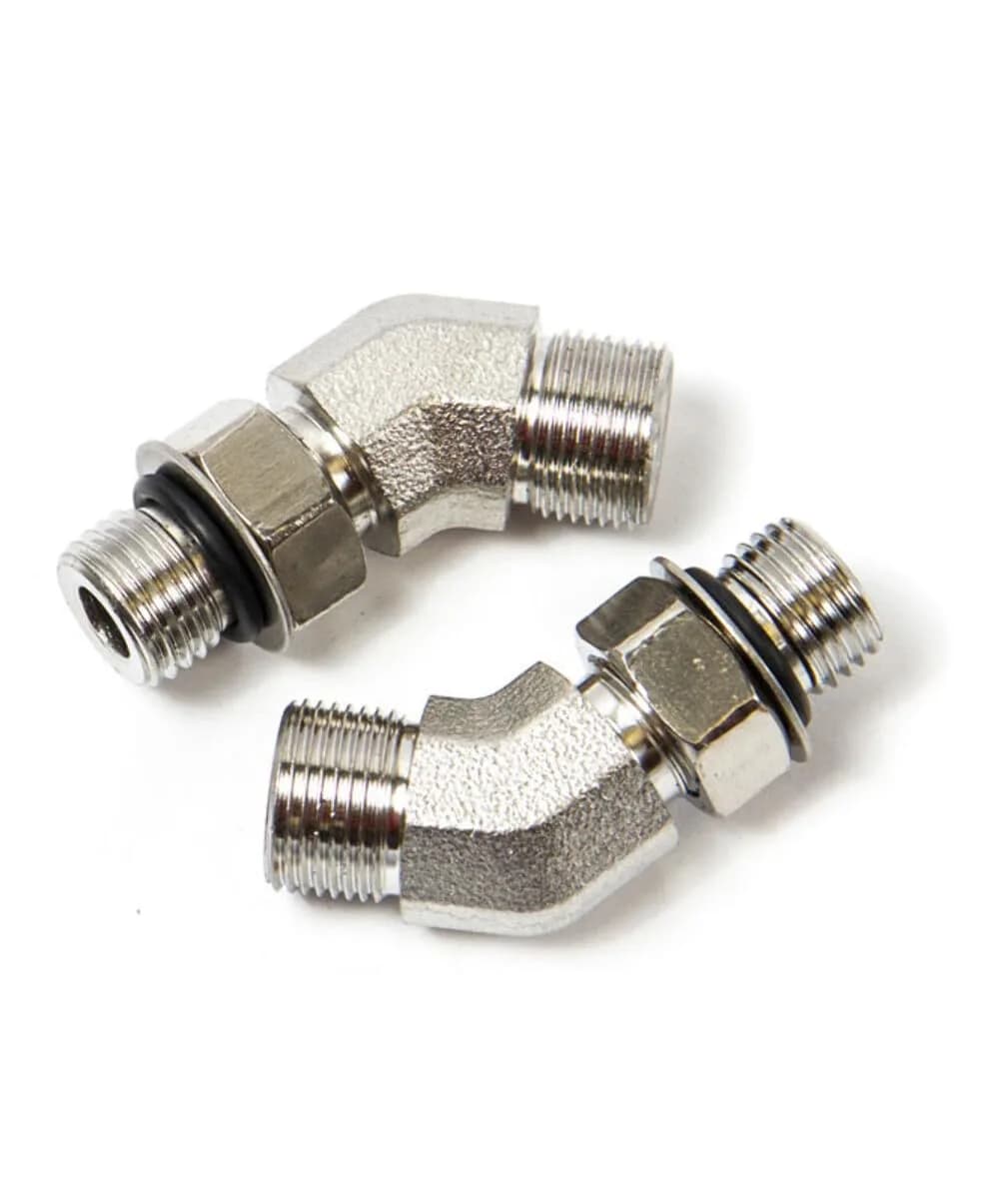 SeaStar HF6011 ORB Fitting Kit, 3/8" Compression, Black | Durable Marine Fitting for Boating