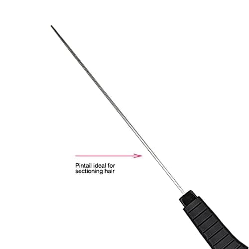 Colortrak Duo Color Brush with Pin Tail, Black | Precise Hair Color Application & Weaving Tool thumbnail 7